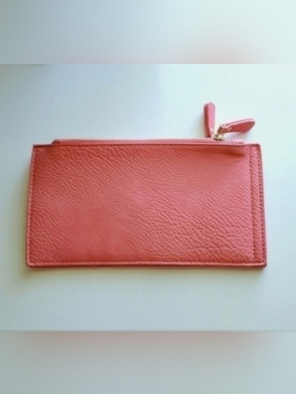 Salmon Pink Credit Card Holder